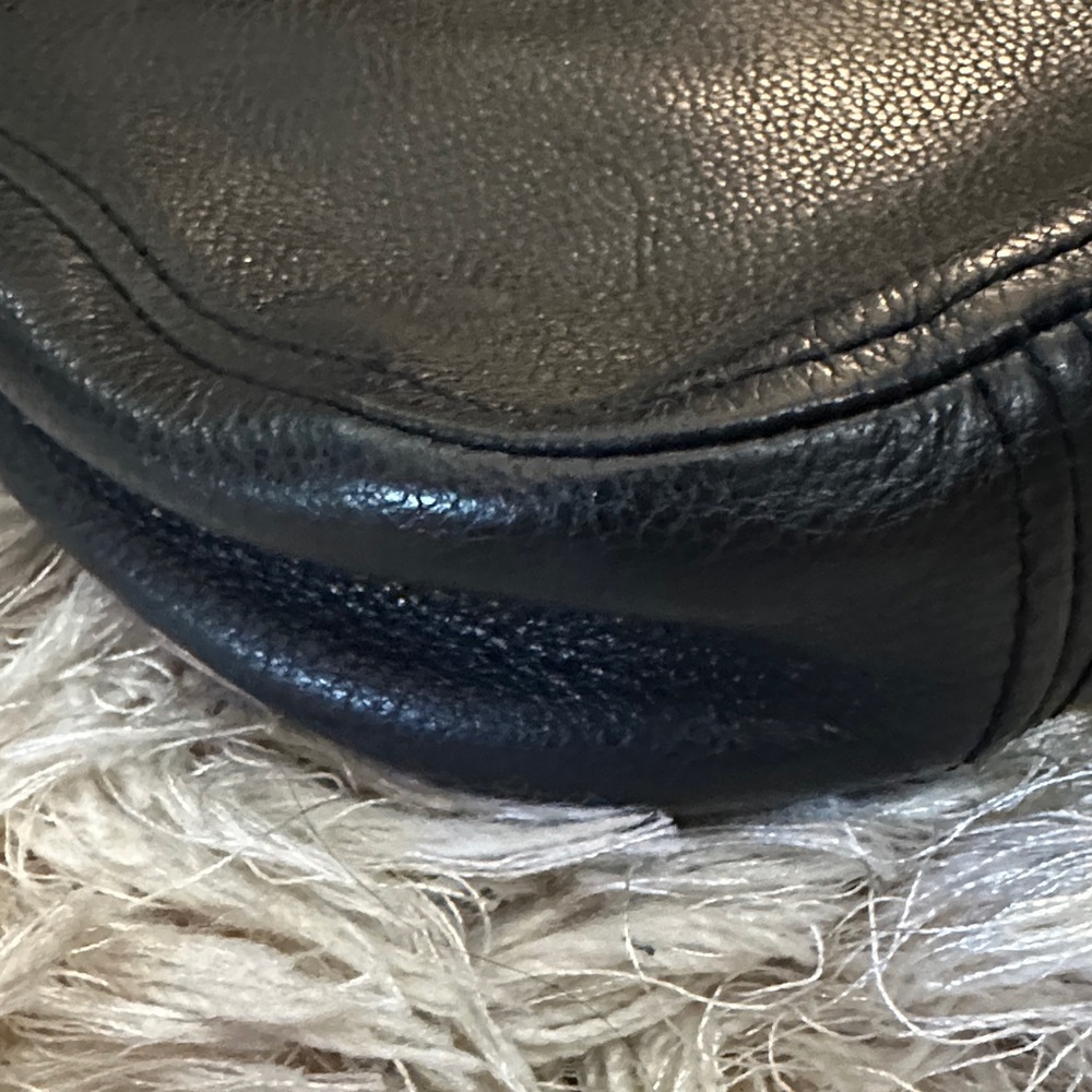 Michael Kors Black Crossbody Bag with Gold Accents - Picture 12 of 16